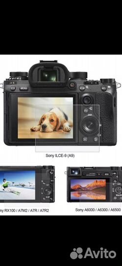 Защитное стекло для всех моделей Sony alpha 7/7R/7