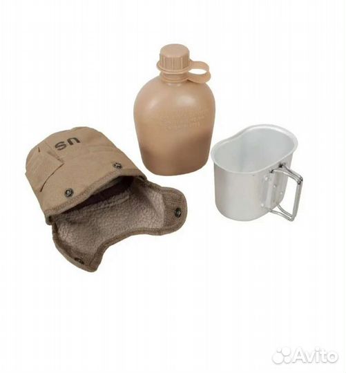 Фляга 1литр с кружкой в чехле