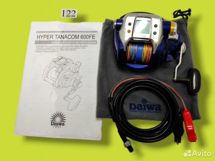 Электрокатушка на треску Daiwa 600 Fe.Пробег 36 км