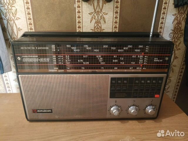 Радиоприемник Океан 222 СССР купить в Москве | Хобби и отдых | Авито