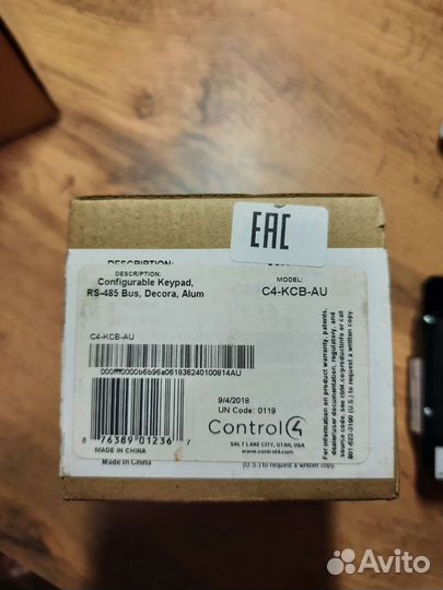 Control4 выключатель в еврокоробку