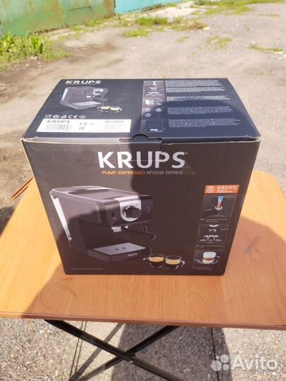 Кофеварка рожковая Krups Opio XP320830 новая