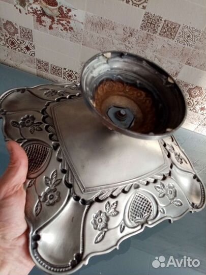 Ваза фруктовница металлическая