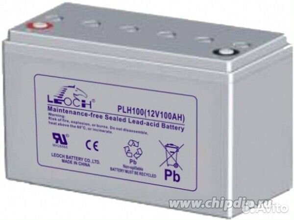 Аккумулятор 100 PLH grey