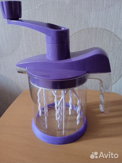 Миксер новый кухонный ручной механический с мерной
