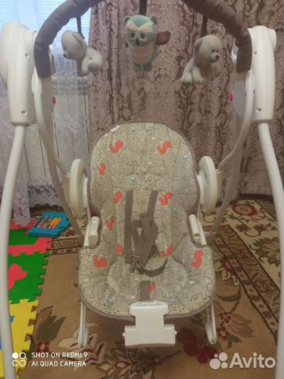 Детские электронные качели graco