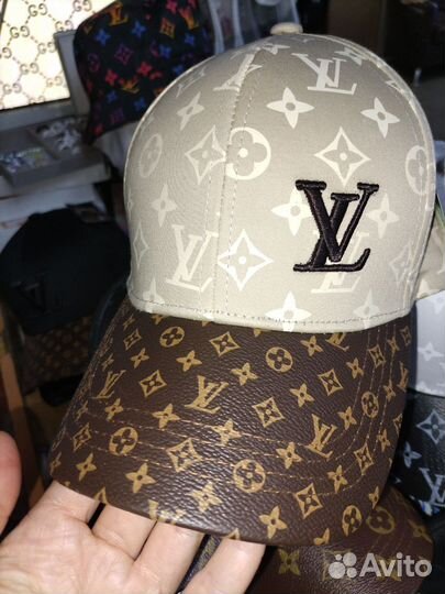 Бейсболка с принтом Louis vuitton