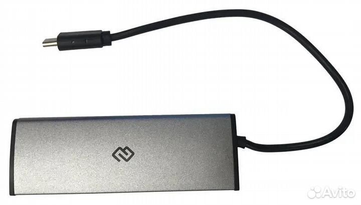 Разветвитель USB-C Digma HUB-4U2.0-UC-DS