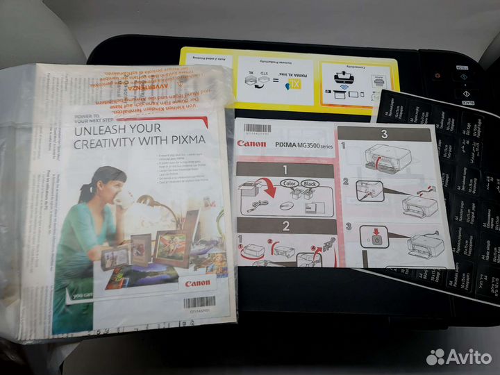 Мфу струйное Canon MG3540 требует замены картридже