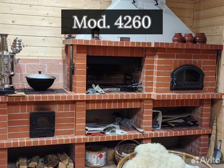 Мангал из кирпича / Модульное барбекю