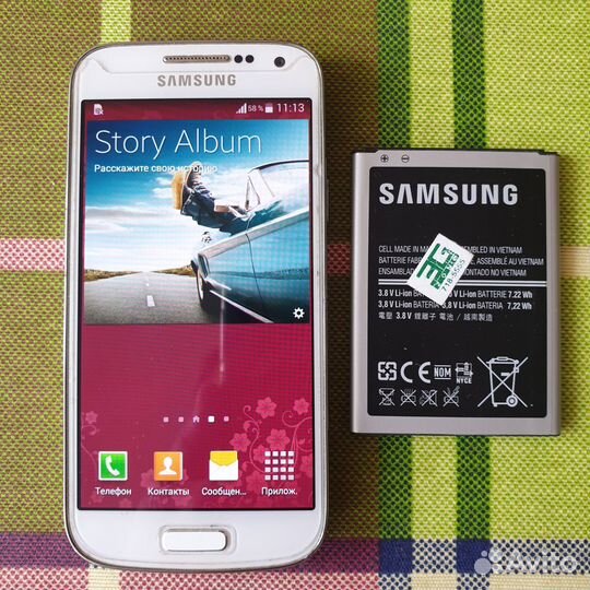 Samsung Galaxy S4 mini GT-I9190, 8 ГБ