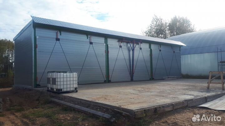 Сушильные камеры древесины - 30 куб.м загрузка