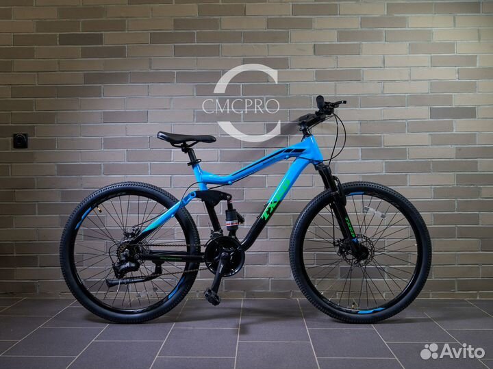 Горный велосипед (Черно-голубой)