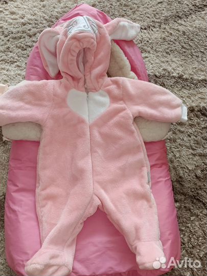 Конверт на выписку зимний для девочки