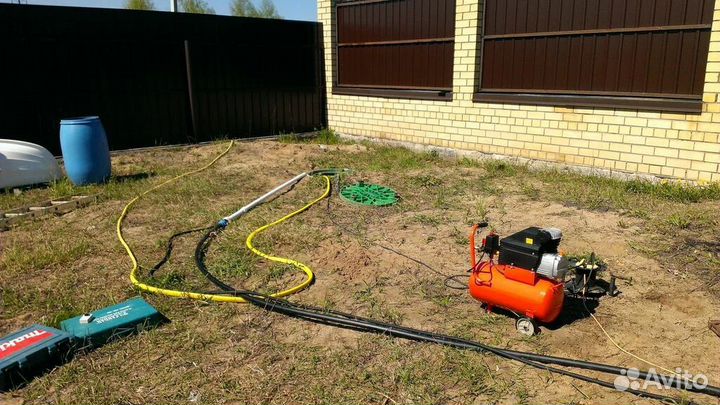 Ремонт и очистка скважин на воду Замена насоса