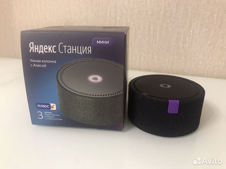 Яндекс станция мини умная колонка Алиса