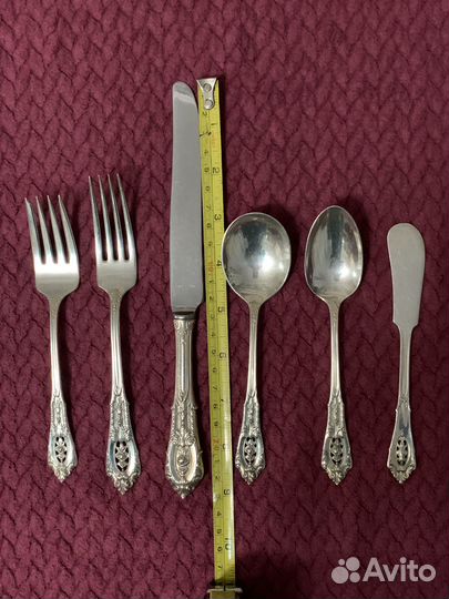 Антик Hабор на 6-х Серебро 925' 1360 гр 36 пр