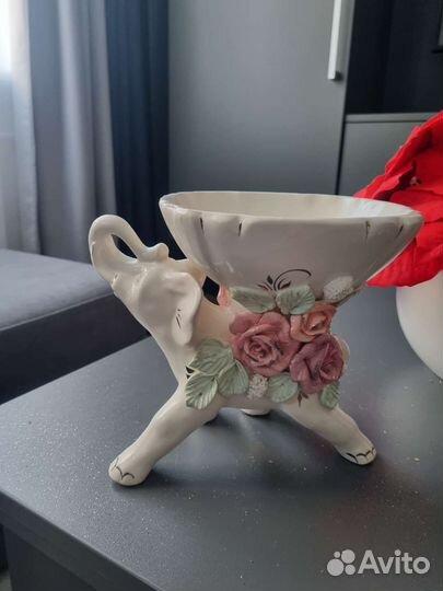 Блюдо-слон для фруктов и конфет