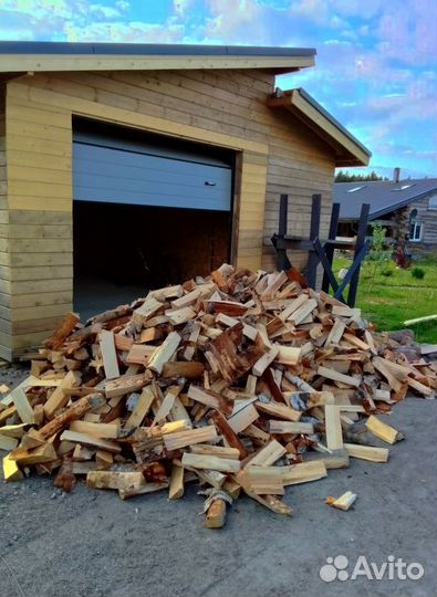 Дрова крупноколотые