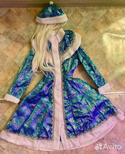 Костюм снегурочки взрослый