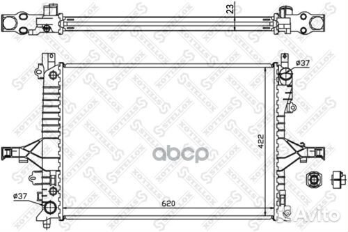 10-25165-SX радиатор системы охлаждения АКПП V