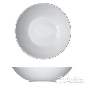 Тарелка глубокая «Опшенс»; фарфор