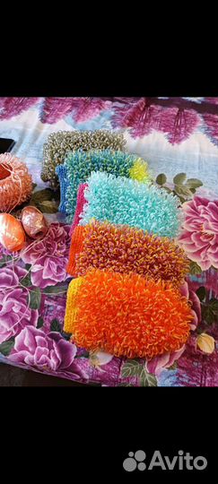 Мочалка ручной работы