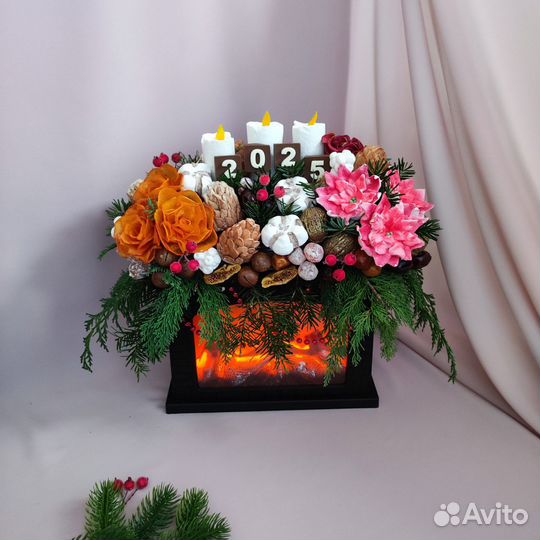 Съедобный букет на Новый год