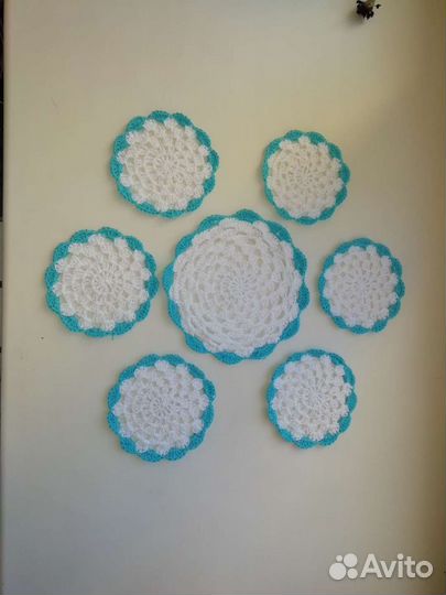 Вязаный чайный набор