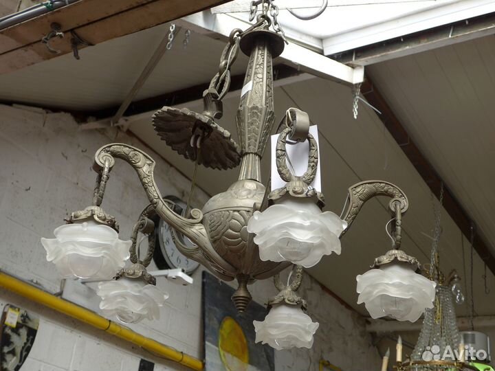 Старинная люстра. Модерн. Франция