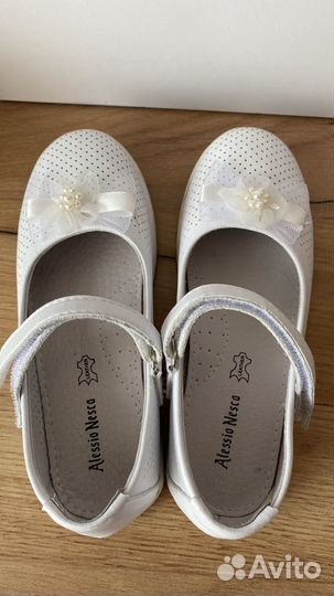 Туфли для девочки кожаные