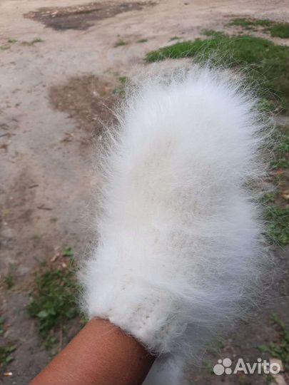 Варежки пуховые