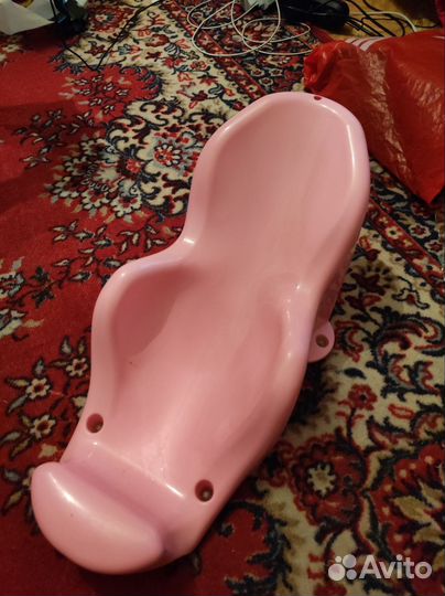 Горка для купания + круг для новорожденного