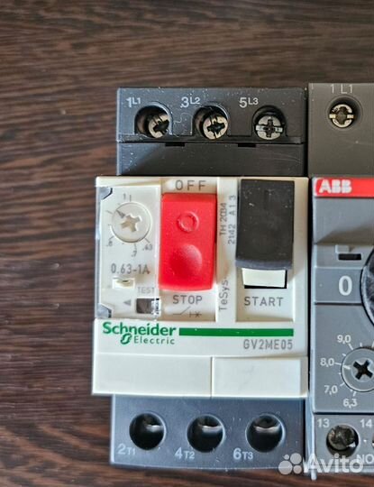 Автомат защиты двигателя Moeller- Schneide-ABB