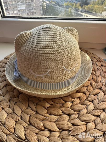 Соломенная шляпа h&m