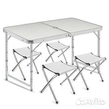 Складной Набор Мебели/ Стол 4 стула