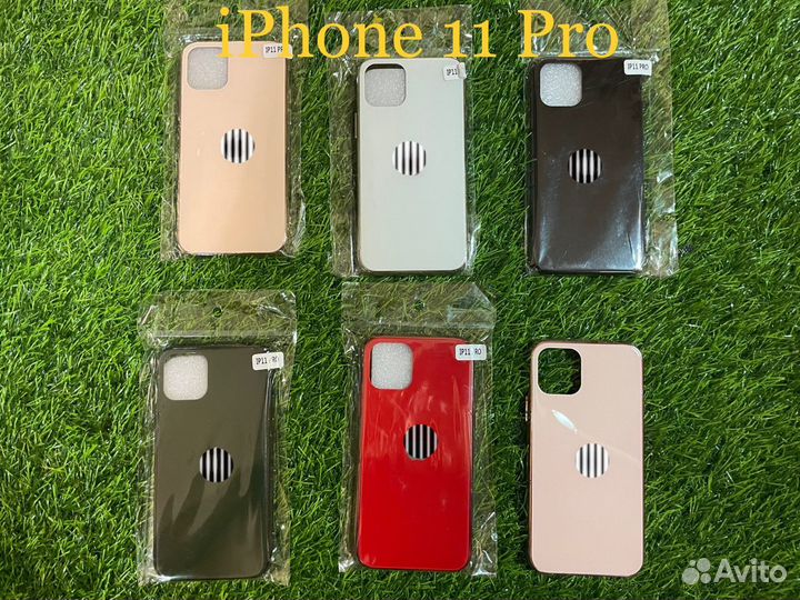 Стеклянные чехлы на iPhone