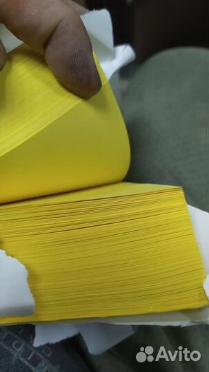 Бумага a4 желтая