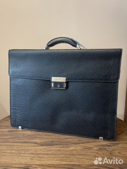 Мужской кожаный портфель