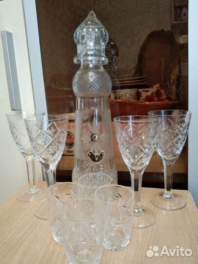 Графин,Гусь хрустальный