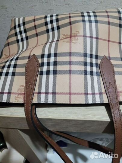 Женская сумка Burberry(в клетку)