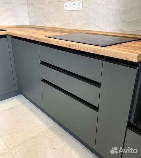 Современная кухня на заказ мдф фасады