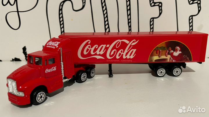 Грузовик Мини Кока-кола с Сантой. Бюджетная версия