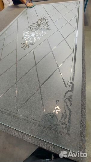 Пескоструйная обработка стёкол и зеркал