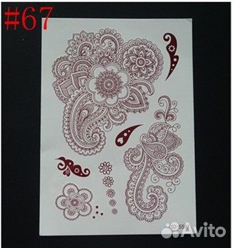 Флеш тату временная татуировка