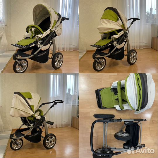 Немецкая Коляска 2 в 1 Gesslein