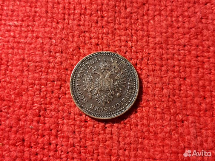 Монета Люксембурга / 100 франk. 1963 г/XF. Серебро