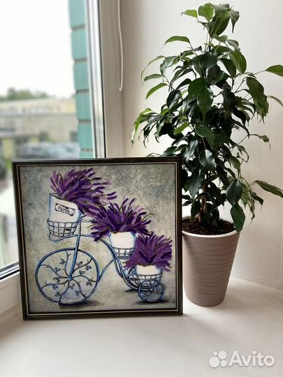 Картина вышивка