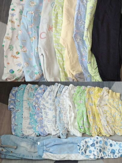 Вещи пакетом для мальчика от рождения до года