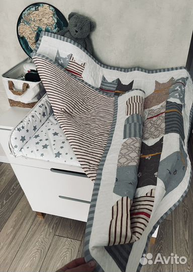 Покрывало пэтчворк на детскую кровать